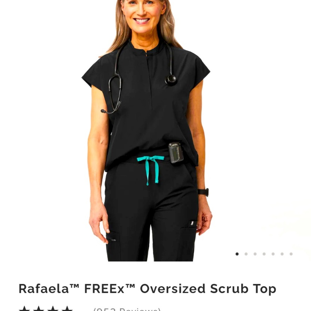 Figs Rafaela FreeX Oversized Scrub Top XL